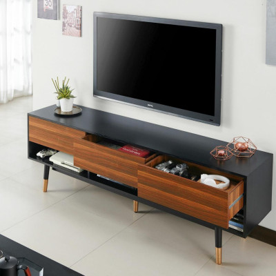 Kệ TV phòng ngủ bằng gỗ công nghiệp SMLIFE Temple