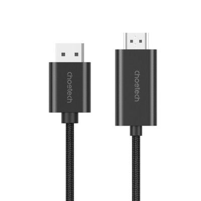 Cáp chuyển DisplayPort (DP) sang HDMI 4K@60Hz Choetech XDH01 dài 2m (Hàng chính hãng)