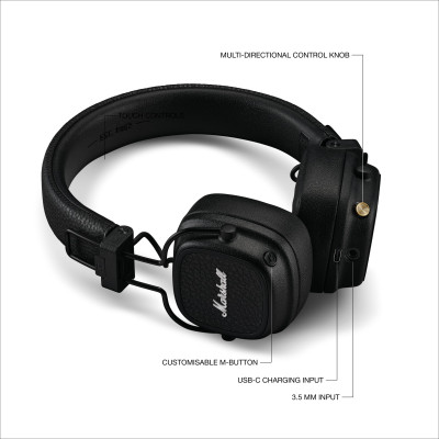 [MÀU MỚI VỀ] Tai nghe Bluetooth Marshall Major V - Pin lên đến 100 giờ - Hàng chính hãng