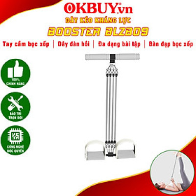 Dây kéo kháng lực tập cơ đa năng Booster Boluojun BLZB09, giảm mỡ bụng, bắp tay, đùi, bắp chân