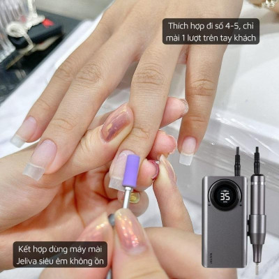 Lõi Lắp Đầu Mài Nhám Mini Làm Nail, Hợp Kim Không Gỉ Dùng Làm Mịn Móng, Thay Thế Dễ Dàng, Tiết Kiệm Nail Phương Miu