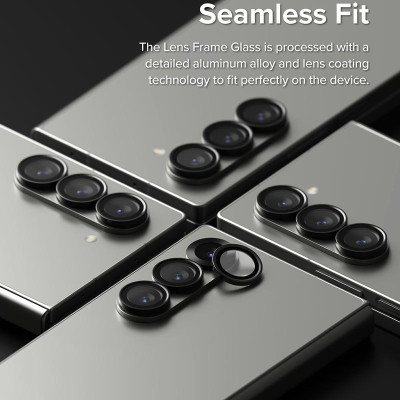 Dán camera cho Samsung Galaxy Z Fold 6/ Z Fold 7 RINGKE Lens Frame Glass kèm khung trợ dán_ Hàng chính hãng