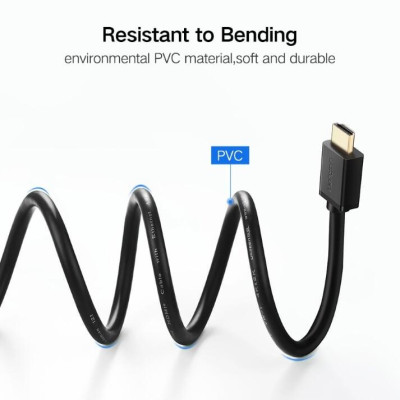 Ugreen UG50410HD104TK 100M màu Đen Cáp tín hiệu HDMI chuẩn 1.2 hỗ trợ phân giải 1080 - HÀNG CHÍNH HÃNG