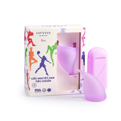 COMBO Cốc nguyệt san Cup Yess chính hãng – Gấp gọn Z Cup cỡ S (15ml) & Tiêu chuẩn S Cup cỡ S (30ml)