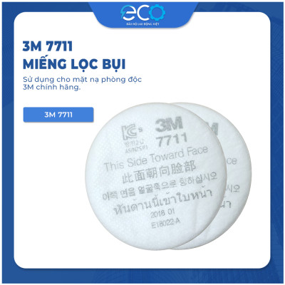 Tấm lọc bụi 3M 7711 tăng hiệu quả lọc khi kết hợp phin lọc