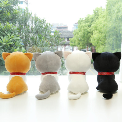 Gấu bông mèo đeo khăn dễ thương siêu mềm mịn (25cm) mẫu mới siêu hot, vải miniso 4 chiều êm ái mát mịn, hàng xịn cao cấp loại 1 an toàn cho trẻ nhỏ