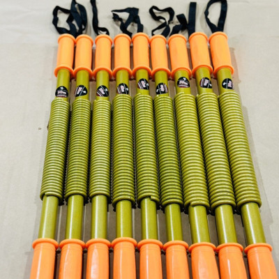 Gậy bẻ Lực10kg ,20kg,30kg,40kg 50kg tập cơ tay ngực vai cao cấp đàn hồi tốt phù hợp luyện tập thể thao tại nhà(Mạ Vàng)