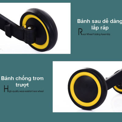 Xe thăng bằng - xe đạp 3 bánh đa năng cho bé. Xe thăng bằng có bàn đạp kết hợp xe chòi chân Sport cho bé - TẶNG KÈM ĐÀN XYLOPHONE 8 THANH CHO BÉ  