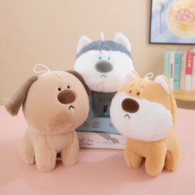 Gấu bông chó Shiba đầu tròn, chó Husky ngố siêu cưng cute cho bé yêu (20cm) hàng xịn cao cấp an toàn cho trẻ nhỏ