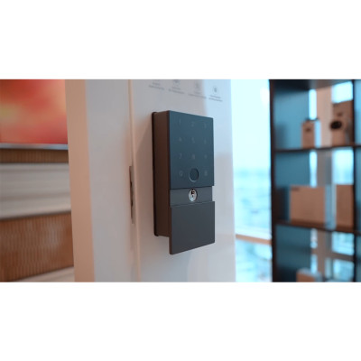 Khóa cửa thông minh Aqara U100, Tích hợp vân tay, hỗ trợ HomeKey, Homekit
