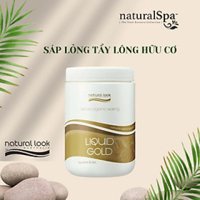 Sáp lỏng tẩy lông hữu cơ cho kết quả tẩy lông hoàn hảo - Natural Look Depilatory Range Liquid Gold Wax 1Kg