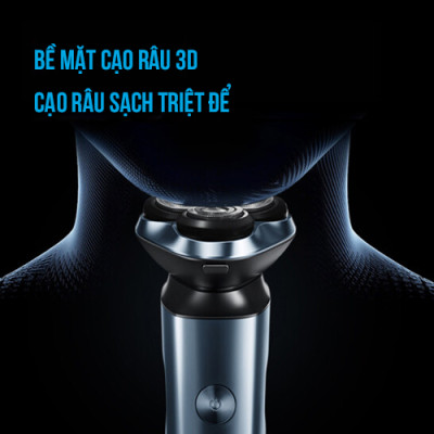 Máy Cạo Râu Flyco 3 Lưỡi Kép FS165VN Thân Máy Kháng Nước Sạc Nhanh 1 Giờ - Hàng Chính Hãng