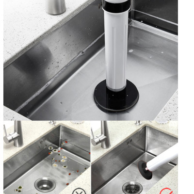 Dụng cụ thông tắc bồn cầu, cống bằng khi nén áp lực siêu mạnh