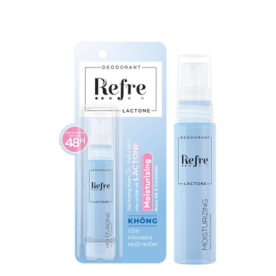 Xịt khử mùi, khóa mùi tỏa hương thơm tự nhiên cơ thể Refre Lactone Moisturizing 30ml