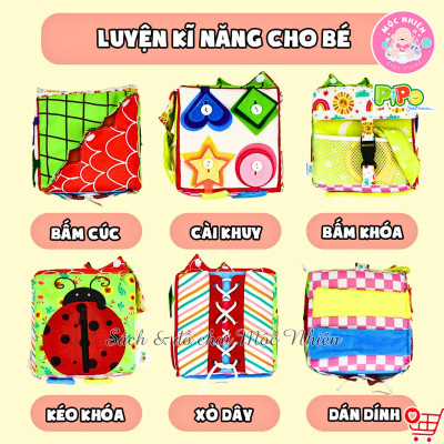 Đồ Chơi Vải - Bộ Hình Khối Luyện Kỹ Năng Cho Bé Từ 6 Tháng - Pipo Vietnam