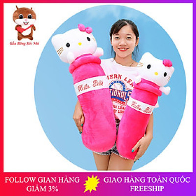 Gối ôm cho bé hình Hello Kitty xinh xắn