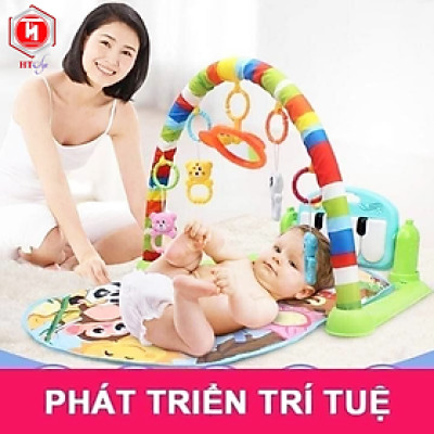 Thảm Nhạc Cho Bé Sơ Sinh, Thảm Đàn Piano Cho Bé, Thảm Đồ Chơi Cho Bé, Hình Thù Ngộ Nghĩnh Nhiều Màu - Hàng Nhập Khẩu