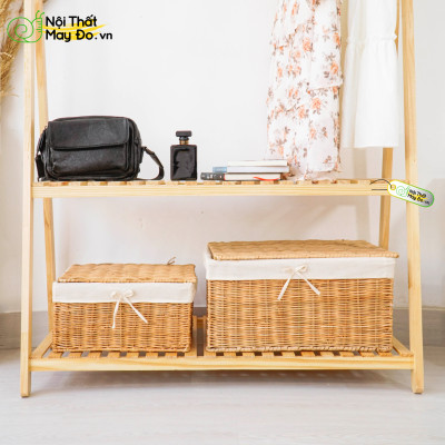 Giá Treo Quần Áo A Hanger 2F - Thiết Kế Hình Chữ A 2 Tầng Hiện Đại - Sức Chứa Lớn - Có 2 màu lựa chọn