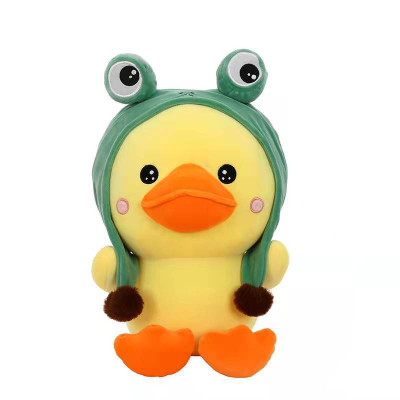 Gấu bông vịt baby cosplay thỏ hồng, ếch, gấu nâu siêu mềm dễ thương (25cm) vải miniso 4 chiều cao cấp êm ái an toàn cho trẻ