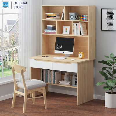 Bàn Làm Việc Kết Hợp Kệ Sách Đơn Giản Thương Hiệu SIB Decor BLV08
