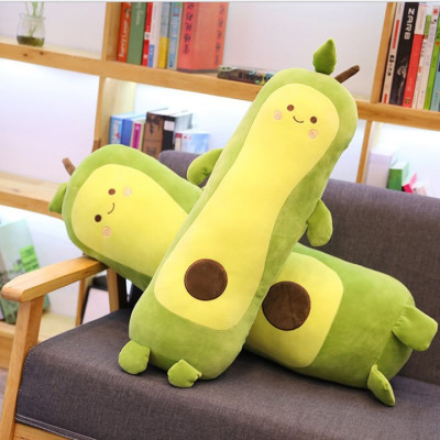 Gối ôm trái bơ dài, quả bơ dài siêu mềm mịn đáng yêu (50cm--->110cm) vải miniso mềm mịn êm ái - Thú bông trái bơ, quả bơ dài dễ thương