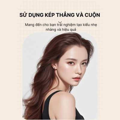 Máy duỗi ép là uốn tóc SOKANY SK-1920 công suất 45W, làm nóng nhanh, là tóc, ép tóc siêu thẳng - HÀNG CHÍNH HÃNG
