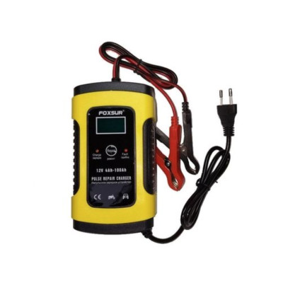 Bộ Sạc Acquy, Máy Sạc Ắc Quy FOXSUR 12V 5A Kèm Phục Hồi Bình, Sạc Bình Acquy, Tự Ngắt Khi Đầy, Khử Sunfat