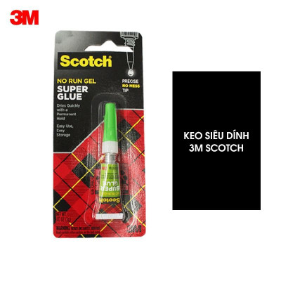 Keo dán đa năng Scotch 3M siêu dính, siêu bền, keo trong suốt tính thẩm mỹ cao, keo loãng mau khô, dễ sử dụng AD113
