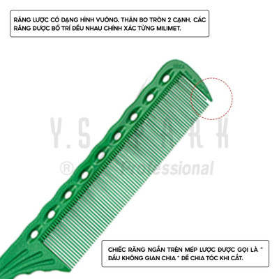 Lược chải hóa chất chuyên dụng YS PARK chịu nhiệt chính hãng Nhật Bản YS116