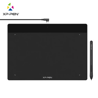 Bảng Vẽ Điện Tử XP-Pen Deco Fun L 10X6.27 inch Android Hỗ Trợ Cảm ứng Nghiêng kèm Bút Vẽ Không Sạc P01 - Hàng Chính Hãng - Red