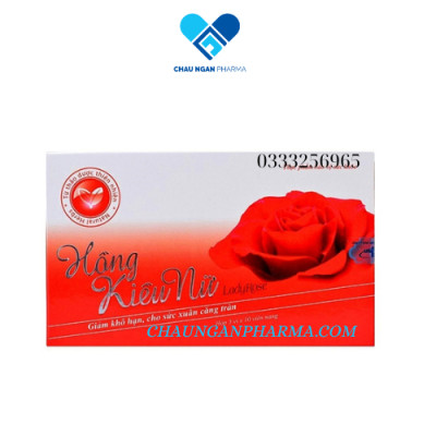 Viên uống hỗ trợ cải thiện nội tiết tố nữ, làm đẹp da Hồng Kiều Nữ Lady Rose hộp 3 vỉ x 10 viên