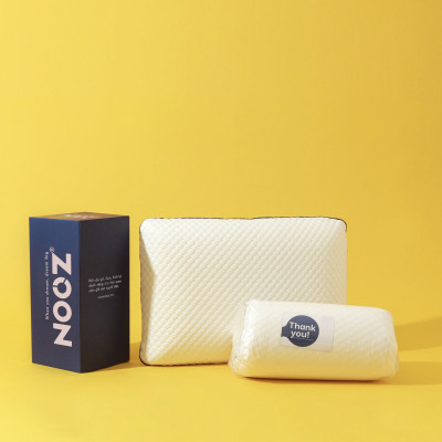 Gối Cao Su Non NOOZ Memory Foam Pillow Gối Công Thái Học Giảm Đau Mỏi Cổ Vai Gáy