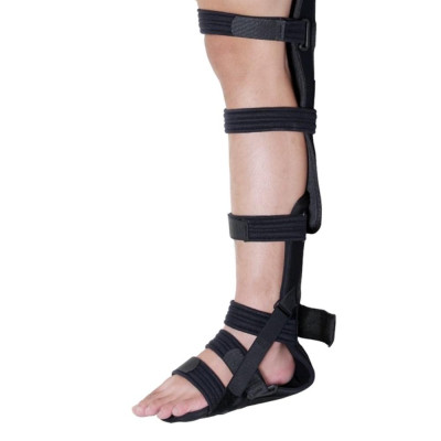 Nẹp Chống Xoay Dài Orbe H2 Cố Định Khớp Cổ Chân Sau Chấn Thương Ở Tư Thế Nằm, Vải Cotton Thoáng Khí Và Nẹp Hợp Kim Nhôm