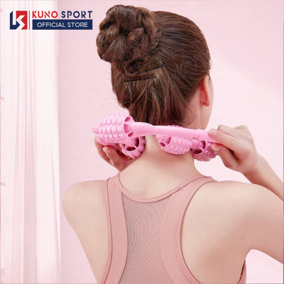 Con lăn massage KUNOSPORT giúp bắp chân tay thon gọn giãn cơ tập yoga,mát xa vai cổ nam nữ tiện lợi dụng cụ mát xa cao cấp
