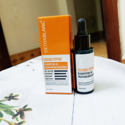 Serum Dưỡng trắng da mờ nám tàn nhang, đồi mồi Detox Blanc Essence Peptide 20ml