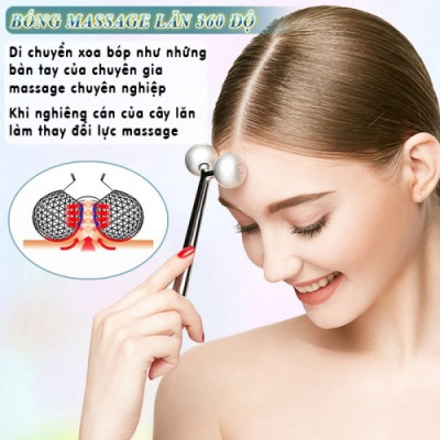 Con Lăn Massage Nâng Cơ Mặt 3D Tạo Cầm Vline Nikio NK-125G - Không Dùng Điện