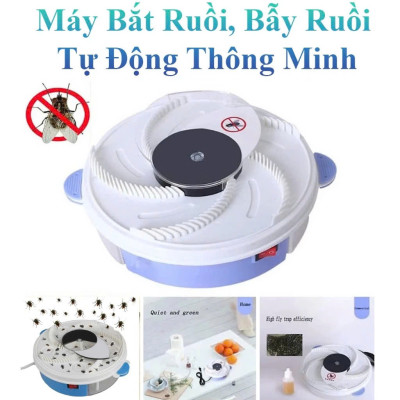 Máy Bắt Ruồi & Muỗi Tự Động – An Toàn Cho Gia Đình, Hiệu Quả Cao