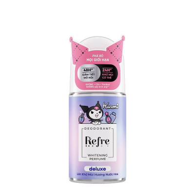 Lăn khử mùi Refre x Kuromi Natural Whitening Perfume 40ml
