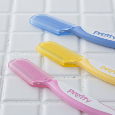 Set 06 dao tỉa lông mày dành cho nữ Kai Pretty size XL, kích thước sản phẩm nhỏ gọn, giúp mọi người sử dụng dễ dàng, có thể mang theo bên mình - nội địa Nhật Bản 