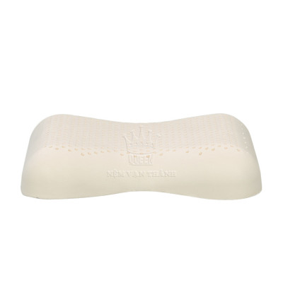 Gối nằm Cao Su Thiên Nhiên Honey Nơ Vạn Thành 38x53x10cm-Êm ái-đàn hồi.