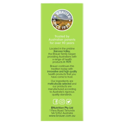 Brauer Baby & Kids Liquid Vitamin D 400IU 10ml - Bổ sung Vitamin D cho trẻ sơ sinh (10ml)