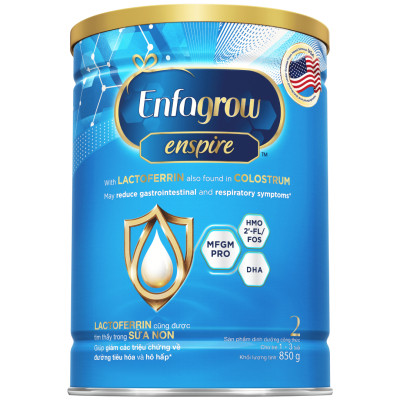 Sữa bột Enfagrow Enspire 2 - 850G dành cho trẻ từ 1-3 tuổi