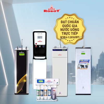 Máy Lọc Nước ROBOT CLASSY PRO 3410W-UR Màng Lọc Tích Hợp R.O + U.F - Hàng Chính Hãng