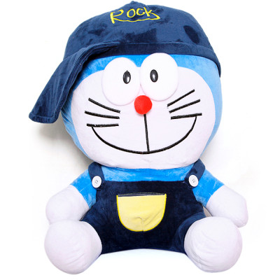 Gấu bông Doraemon rock mũ cực ngầu