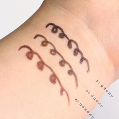 Bút Chì Sáp Kẻ Lông Mày Không Lem Trôi Lõi Siêu Mịn Màu Nâu Sáng Kissme Heroine Make Quick Eyeliner