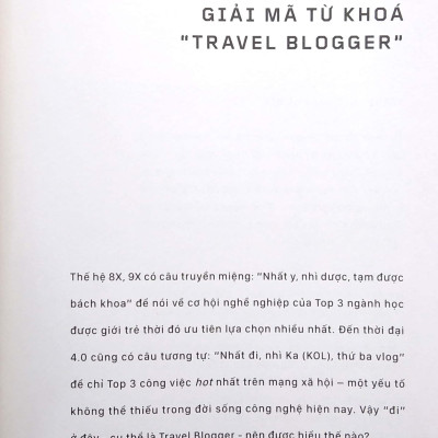 Travel Blogger - Vén Màn Hậu Trường Của Những Bước Chân 4.0