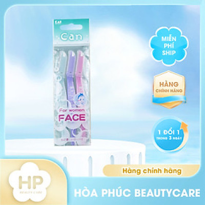 Dao Cạo Lông Mặt Cán Dài Dành Cho Nữ Kai Razor Can Face 017811Q (Set 3 Cây)