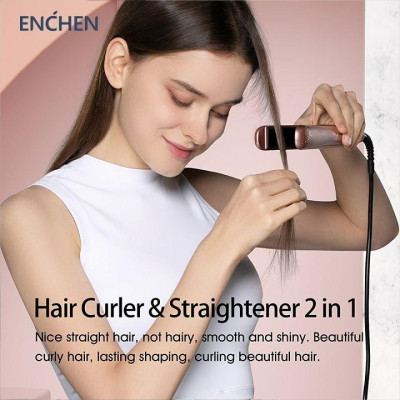 Máy uốn xoăn là tóc đa năng Enchen Enrollor uốn duỗi tự động, bổ sung Ion
