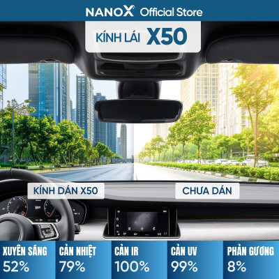 Phim cách nhiệt ô tô 4 chỗ gói cao cấp cách nhiệt mạnh mẽ NanoX Platinum
