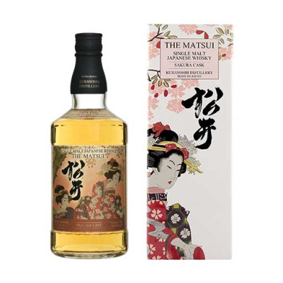Rượu Matsui Single Malt Japanese Whisky Sakura Cask 48% 1x0.7l